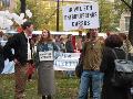 foto van Keer het Tij manifestatie tijdens Prinsjesdag 2002 in Den Haag