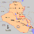 Map of Iraq