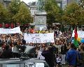 Earlier Afghan refugees demonstration, also on the Plein