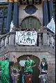 Geslaagde actie aan Gentse stadhuis