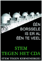 Stem tegen het CDA! Stem tegen Kernenergie!