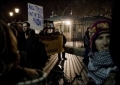 Protesters rally in front of the White House