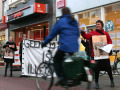 Picketline 18 december jl. in Utrecht