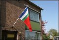 De vlag van de RMS kan uit