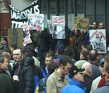 protest tegen politieprotest