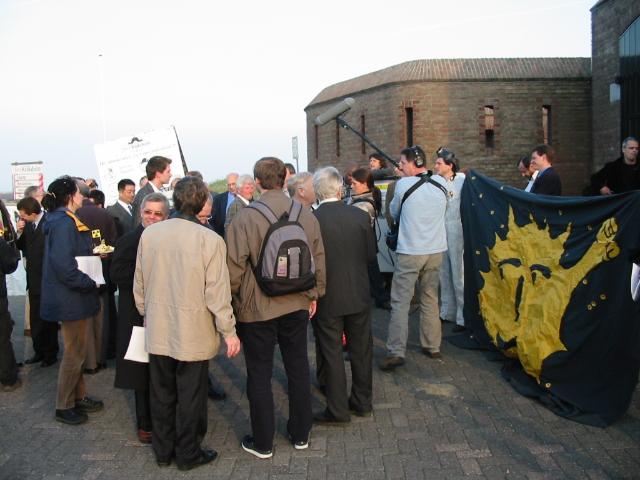 Blokkade van de hoofdingang