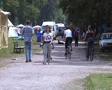 internal street at the camp