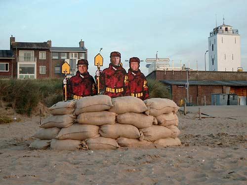 een kleinschalige strandactie