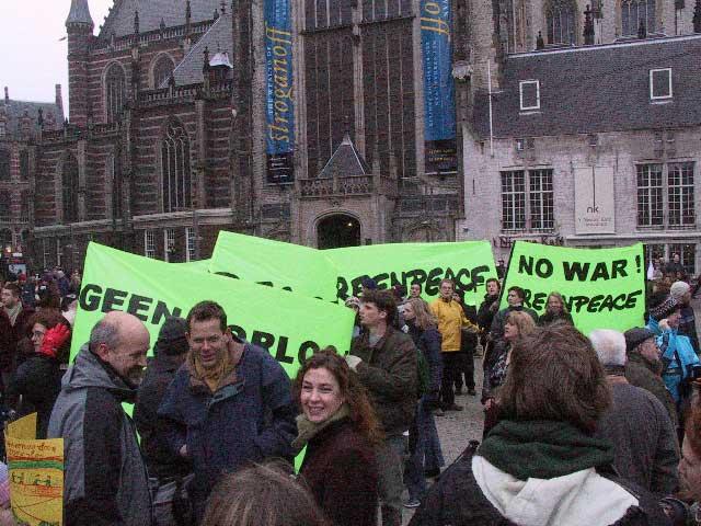 Greenpeace voor groene vrede