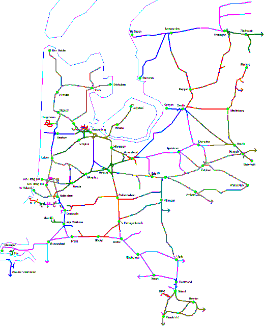 De Transsporten voeren naar verluid van Venlo naar Rotterdam en Eemshaven