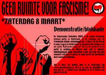 Geen ruimte voor fascisme!