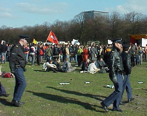 Een paar ex-studenten van de politie-akademie