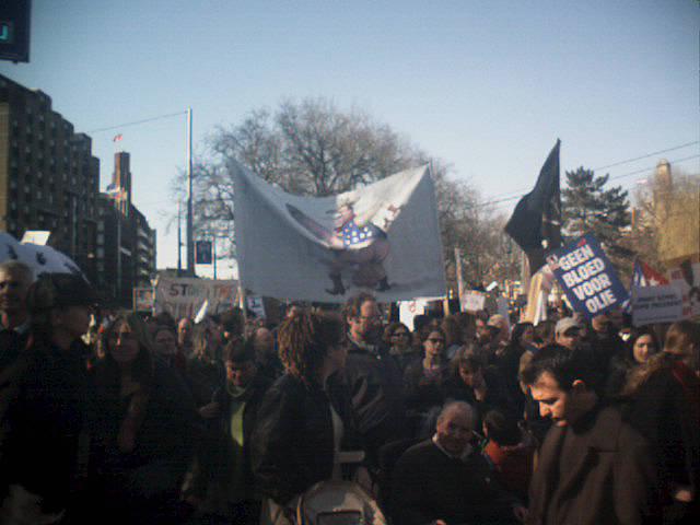 impressie tijdens de demo