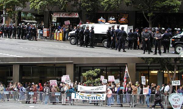 politie/demonstranten