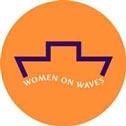 women on waves