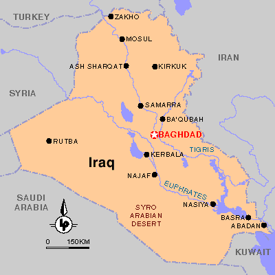 Map of Iraq