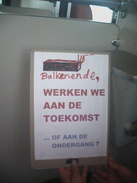 BALKENENDE, WERKEN WE AAN DE TOEKOMST OF AAN DE ONDERGANG?