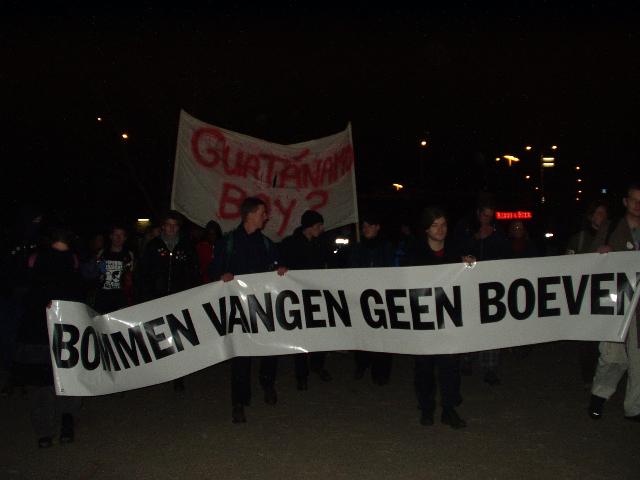 Jubeldemo op zondagavond