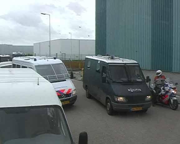 Aanhouding op industrieterrein