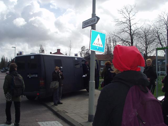 vind politie niet leuk, dus weer blokkade