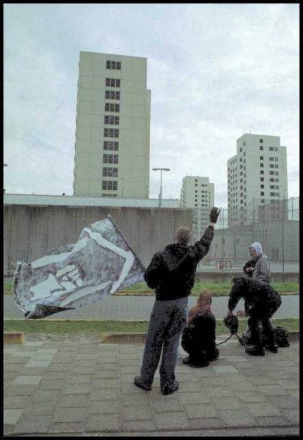 Lawaai demo bij Bijlmer grensgevangenis 3