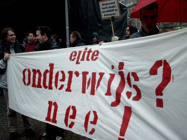 elite onderwijs? nee!