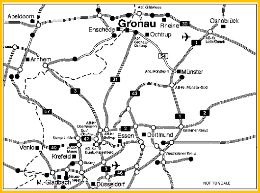 Uranium enrichment town Gronau.