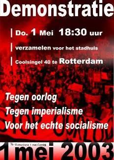 1 mei Rotterdam; poster uit 2003