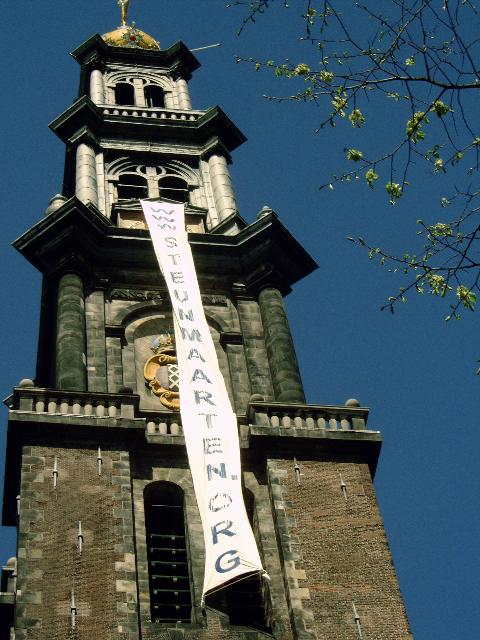 spandoek vanaf westertoren