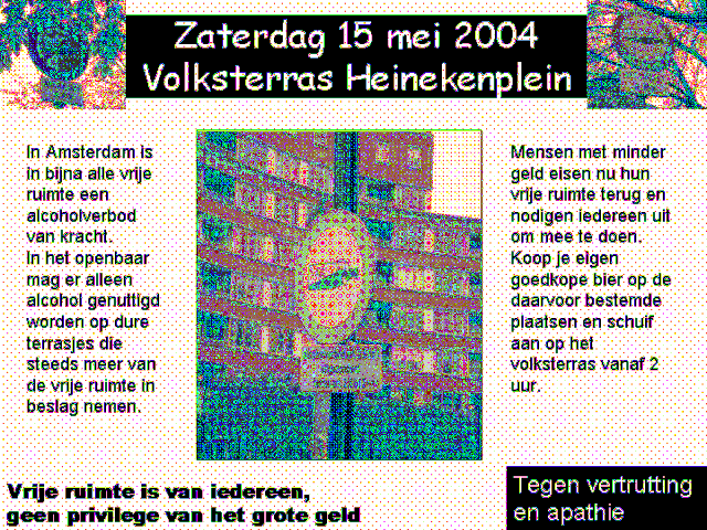 poster (printen en verspreiden (plakken) graag)