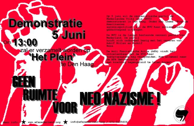 Geen ruimte voor Neo Nazisme!