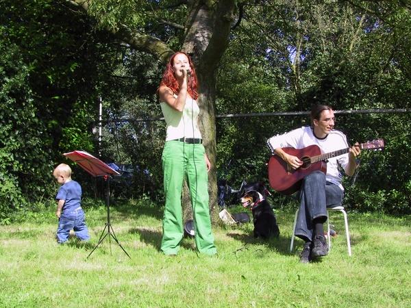 Mus zorgde voor live muziek.