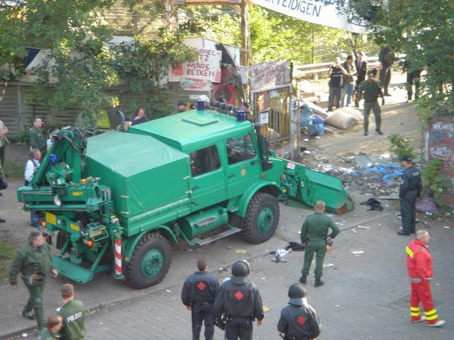 Woonwagenpark in Duitsland ontruimd.