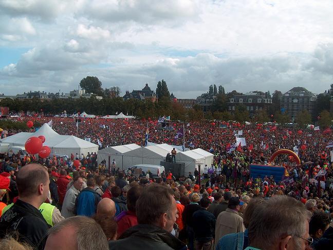 Een volle Museumplein