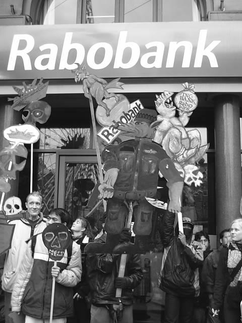 bezoekje aan de Rabobank