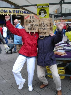 Dansende Niet-Winkelaars in Rotterdam