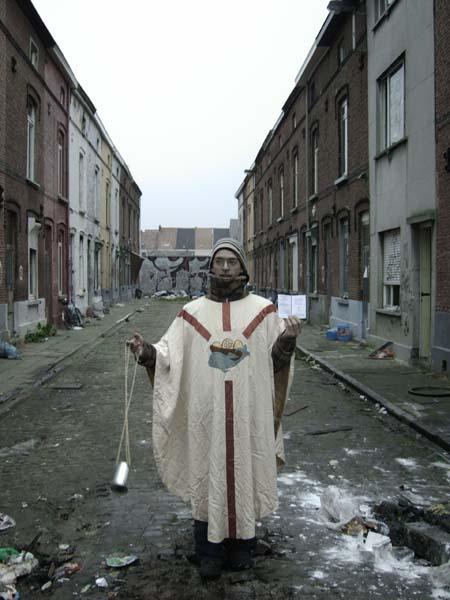 Fotoreportage barricade en rouwstoet: 2