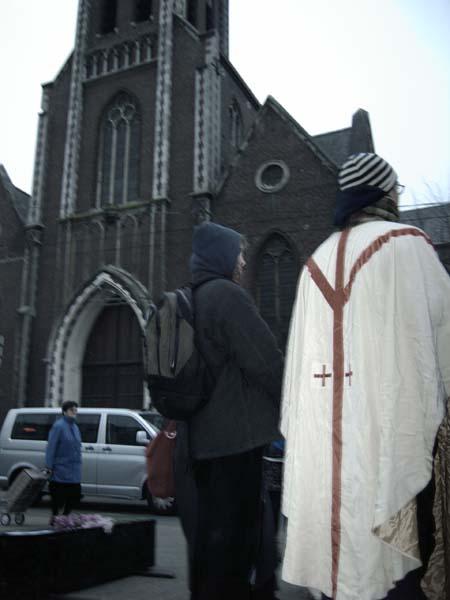 Fotoreportage barricade en rouwstoet: 2