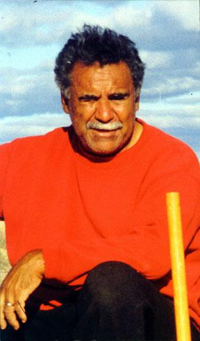 Michael Anderson on his sheep farm in Queensland.