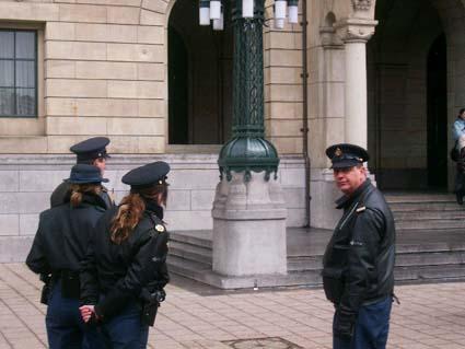 de politie was er ook blij mee