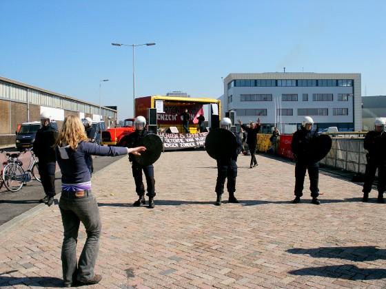 De politie wilde ook een fijne dag