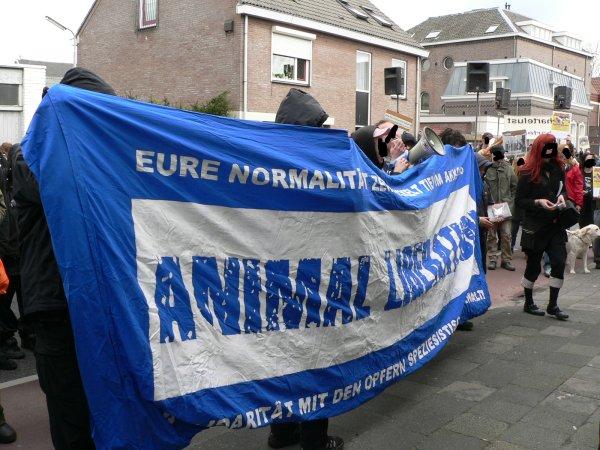 Fotoreportage: Int.demo tegen vivisectie