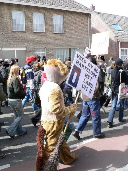 Fotoreportage: Int.demo tegen vivisectie