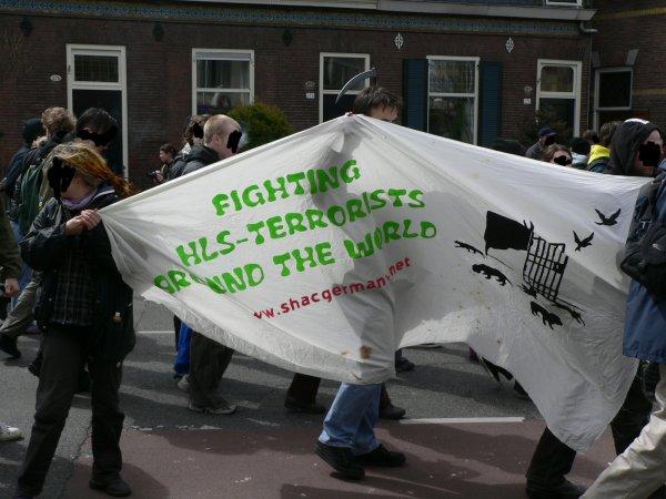 Fotoreportage: Int.demo tegen vivisectie