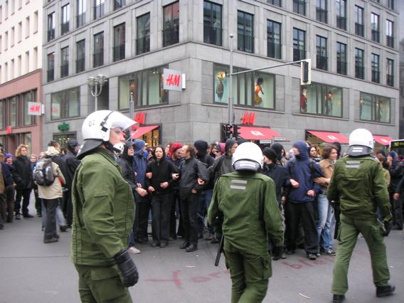 Kruizing bezetting friedrichstrasse