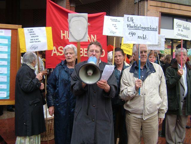 Nooit te oud om te protesteren