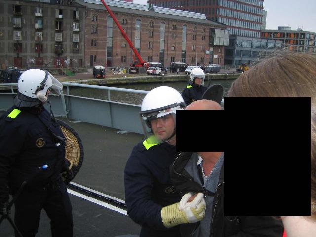 arrestatie op de schaeferbrug