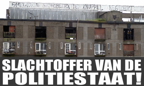 Slachtoffer van de politiestaat!