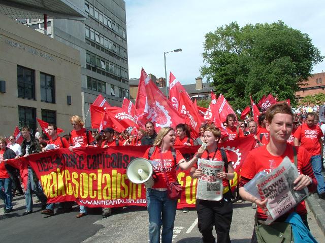 Kop van het blok van het CAI/CWI op de demo