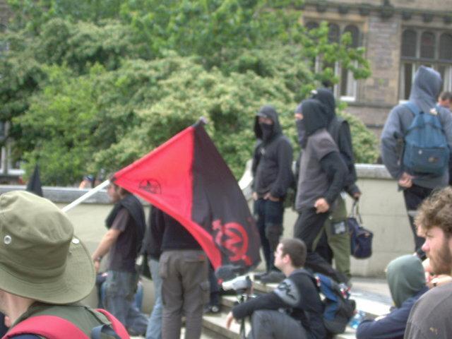 Blok op de grote demo